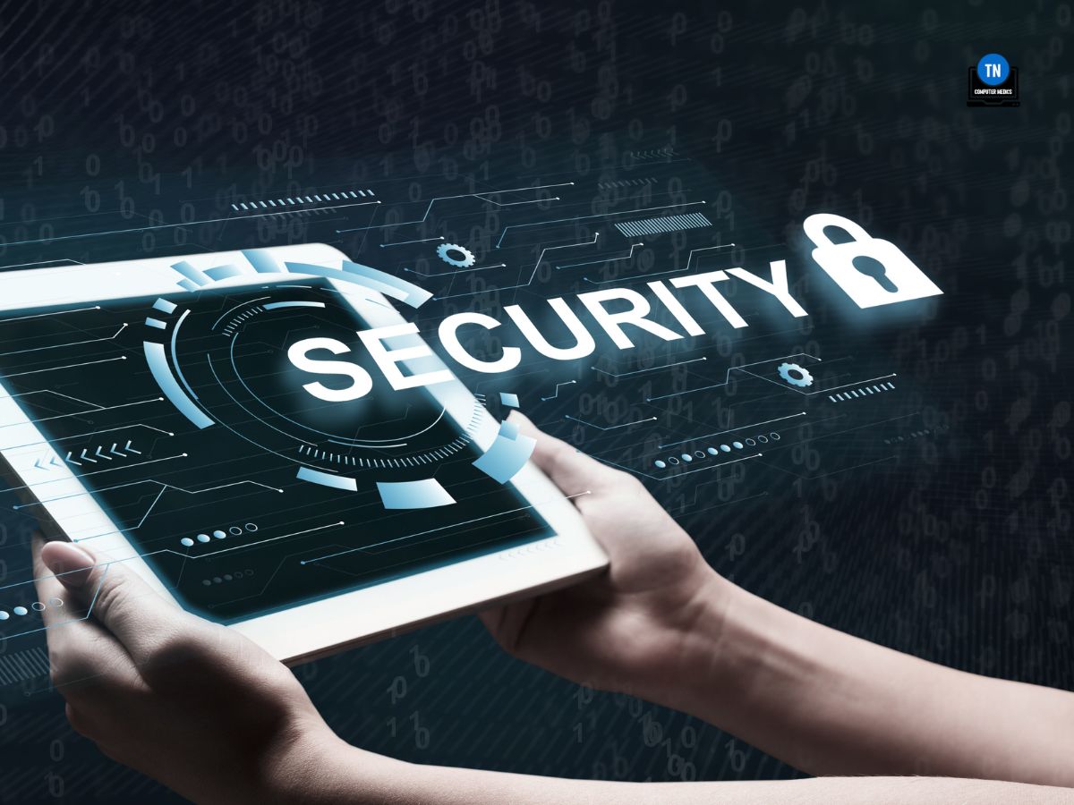 Cybersecurity and Information Technology Security Services Concept - Computer Repair Monteagle